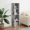 vidaXL Rohový regál Grey Sonoma 33x33x132 cm odvodený Náhľad obrázku produktu 3