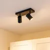 hoftronic LED-Deckenleuchte 2 Spots GU10 35W Schwarz IP20 Produktbild-Vorschau 1