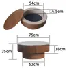 75 cm runder Couchtisch mit Stauraum, moderner Couchtisch Produktbild-Vorschau 14