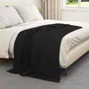 vidaXL Koc narzuta z polaru czarny 170 x 130 cm Podgląd zdjęcia produktu 3