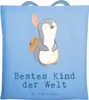 Mr. & Mrs. Panda Jutetasche Pinguin Bestes Kind der Welt - Produktbild-Vorschau 1