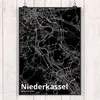 Mr. & Mrs. Panda Bild Niederkassel DIN A1 - Geschenk, Produktbild-Vorschau 2