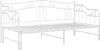 vidaXL Ausziehsofa Bettgestell Weiß Metall 90x200 cm Produktbild-Vorschau 6