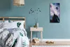 Küche Wohnzimmer Wand Leinwand Uhr 30x60 Malerei Abstrakte Produktbild-Vorschau 4