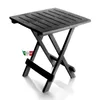 A black folding table on a white background. Produktbild-Vorschau