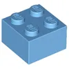Lego® 2x2 Stein 3003 - 50 Stück Mittleres Blau Produktbild-Vorschau 2