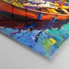Bilder auf glas - Boote Bunt Angeln Wasser - 30x30cm - Produktbild-Vorschau 5