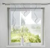 Scheibengardinen 3er Set Scheibenhänger Taupe Dreieck Produktbild-Vorschau 1