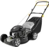A product shot of a lawnmower on a white background. Produktbild-Vorschau