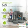 Juskys Kinder Spielsofa Kayo – Cord, modular & pflegeleicht Produktbild-Vorschau 6