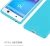 Cadorabo Schutzhülle für Sony Xperia M5 Hülle in Blau TPU Produktbild-Vorschau 4
