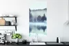 MuchoWow® Poster Wald - Nebel - Winter 60x120 cm - Produktbild-Vorschau 3