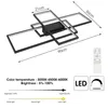 65W Geometrisch LED Deckenleuchte, Modern Deckenlampe 90cm, Produktbild-Vorschau 9