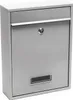 Wiltec Briefkasten silberfarben V10 Postkasten mit Produktbild-Vorschau 1