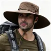 Sonnenhut Herren – Anglerhut Dunkelblau – breite Krempe, Produktbild-Vorschau 1