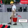 KOTARBAU® Secchio Muratore Secchio Plastica per Malta 12 L Anteprima dell’immagine prodotto 4