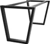 A set of black metal table legs. Náhled obrázku produktu