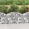 vidaXL Gabion avec arc surélevé 150x30x80/100 cm Fer Voir les images du produit 2