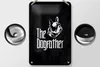 Blechschild Tiere Hund Dog The Dogfather 12x18cm Geschenk Produktbild-Vorschau 2