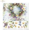 Scrapbooking-Papier Set 30×30 cm – SLS-075 Spring Bouquet – Produktbild-Vorschau 2