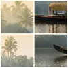Poster - Poster ohne Rahmen - Indien Boot Fluss - 40x40 cm Produktbild-Vorschau 8
