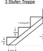 Treppenrahmen 3 stufig Stahl-Treppe Anthrazit Treppenholm Produktbild-Vorschau 3