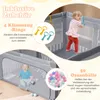 COSTWAY 150 x 150 cm faltbarer Baby-Laufstall, BPA-freier, Produktbild-Vorschau 3