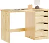 Kinderschreibtisch EMMA aus Kiefer Massivholz, natur - Produktbild-Vorschau 2