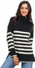 Maglioni da donna - maglione a righe, taglia XXL - taglio Anteprima dell’immagine prodotto 3