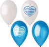 Luftballons Ø 25 cm farbig sortiert "Bayrisch Blau" Produktbild-Vorschau 1