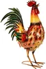 Hahn bunt Metallhahn groß 55cm Tierfigur Bauernhof Haus Hof Produktbild-Vorschau 2