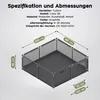 Laufstall Baby 180x200 cm Krabbelgitter für Kleinkinder Produktbild-Vorschau 2