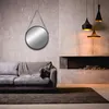 Kapitánske okrúhle zrkadlo na remienku Mirage 50 cm čierne Náhľad obrázku produktu 3