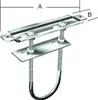 VORMANN Supporto per radiatore L.190mm L.45mm S.1,5mm STA Anteprima dell’immagine prodotto 4
