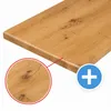 Winkelküche 200x260 cm - Aschegrau - mit brauner Produktbild-Vorschau 6