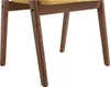 Stuhl mit Armlehnen 6er-Set - Strukturstoff & Kautschukholz Produktbild-Vorschau 6