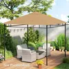 Ersatzdach Pavillon 3x3 m, Pavillondach Polyester Produktbild-Vorschau 10