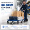 4er Set Schwerlastrollen mit Bremse – Lenkrollen bis 400 kg Produktbild-Vorschau 3