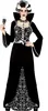 edle Vampir Lady Kostüm für Damen Gr. M/L, Größe:M Produktbild-Vorschau 3