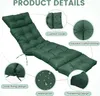 (vert foncé) Coussin pour chaise longue 180x50x10cm, Voir les images du produit 5