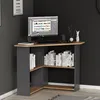 Bureau d'angle HOMIDEA en forme de L – Bureau moderne avec Voir les images du produit 3