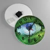 Wanduhr - Rund - Glasuhr - Computergrafik Abstraktion Produktbild-Vorschau 2