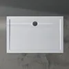 doporro Duschtasse Duschwanne 80x110x4 flach aus Acryl in Produktbild-Vorschau 5