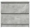 vidaXL Armoire TV gris béton 60x35x54 cm Bois composite Voir les images du produit 6