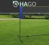 Badmintonnetz 400cm Blau 155cm Höhe einfache Montage robust Produktbild-Vorschau 7