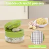 Knoblauchpresse, Knoblauchstampfer aus Kunststoff, Produktbild-Vorschau 2