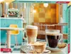 A coffee advent calendar with a scene of a cafe and coffee cups on the front. Produktbild-Vorschau
