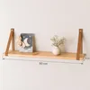 leg&go Étagère flottante 90x15cm, en bois avec lanières en Voir les images du produit 1