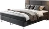 Boxspringbett Rotterdam Plus 180x200 cm Webstoff Anthrazit Produktbild-Vorschau 1