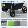 COSTWAY skládací kočárek pro psy, kočárek pro psy do 15 kg, Náhled obrázku produktu 8
